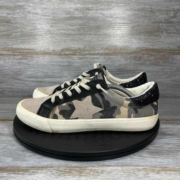 Vintage Havana Women's Gail Camo Multi Low Top Sneaker Shoes Size 8.5 - Picture 1 of 9